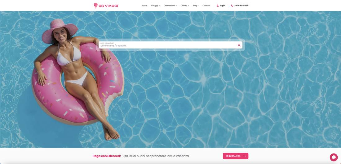 GB Viaggi — Home e ricerca strutture